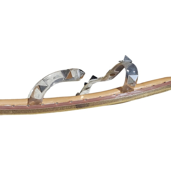 NEW MADDEN GIRL FAIRWAY STUDDED STRAPPY FLAT SANDALS SIZE 8 1/2. - Picture 6 of 9